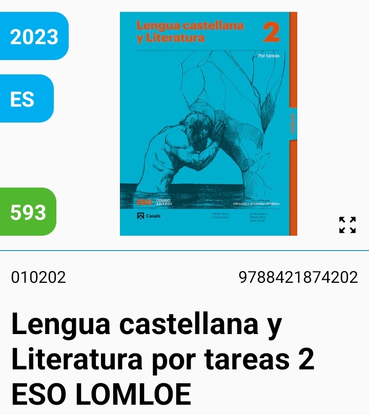 Lengua castellana y Literatura por tareas 2 ESO LOMLOE